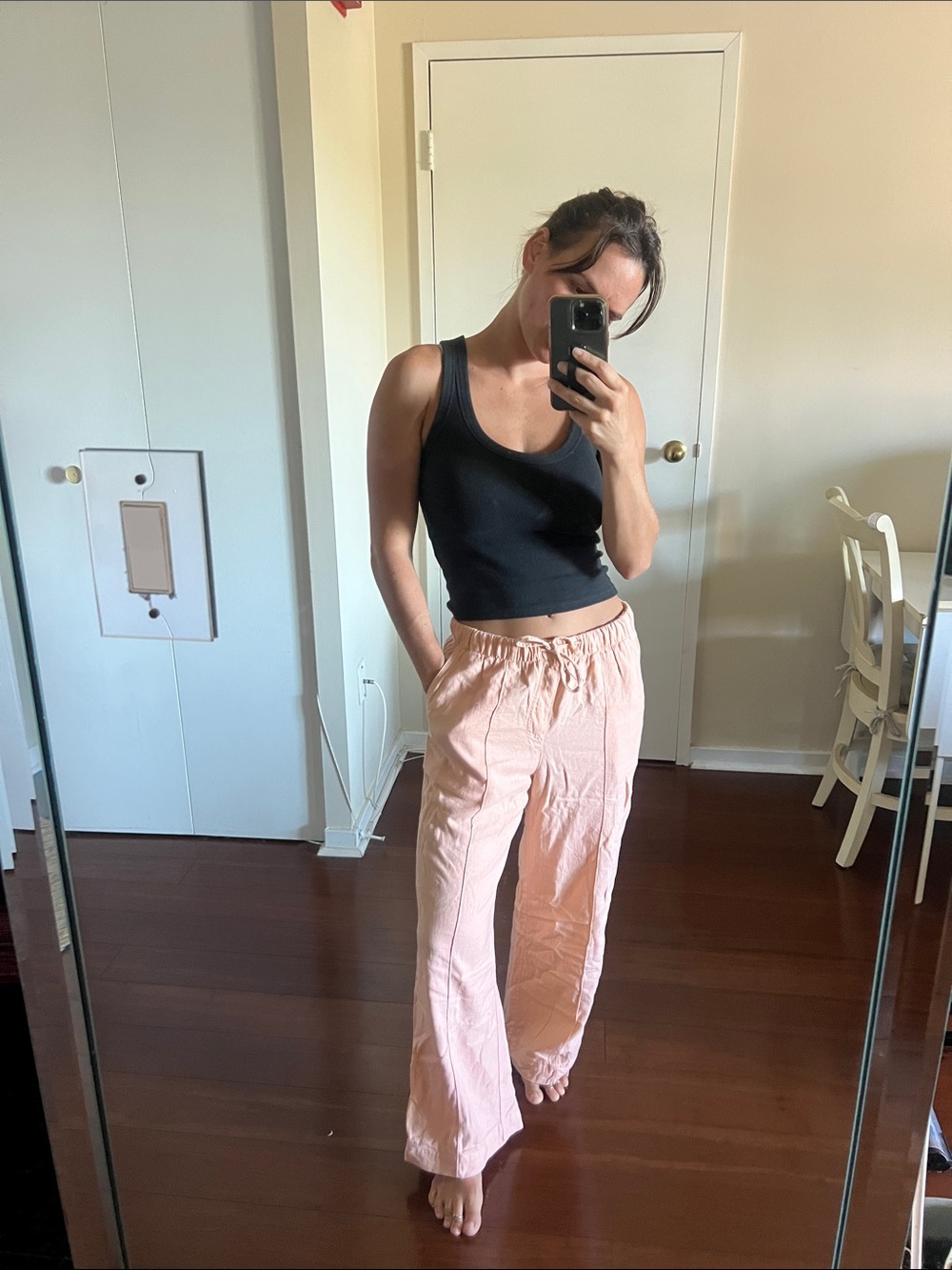 GAP Drawstring Wide-Leg Lounge Pants